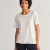 Drape T-Shirt -Cheap Gant Store 202203 4200241 110 model fv 1