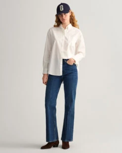 Relaxed Fit Luxury Poplin Shirt 13 Relaxed Fit Luxury Poplin Shirt -Cheap Gant Store 202203 4311246 110 look fv 1