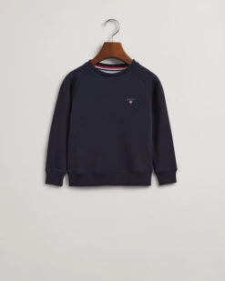 Kids Original Crew Neck Sweatshirt -Cheap Gant Store 202203 806754 433 flat fv 1
