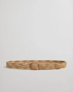 Contrast Braided Belt