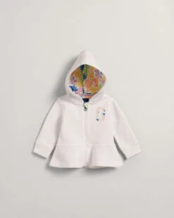 Baby Girl Tropical Print Zip Hoodie