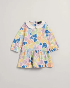 Baby Girl Tropical Print Jersey Dress