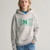 Teens Oversized GANT New Haven Hoodie -Cheap Gant Store time 1674822112 202301 906872 94 model fv 1