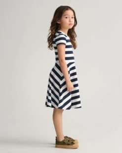 Girls Striped Spin Dress -Cheap Gant Store time 1675334116 202301 751121 433 crmodel fv 2