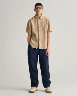 Teens Linen Pants -Cheap Gant Store time 1675678233 202301 915022 410 look fv 1