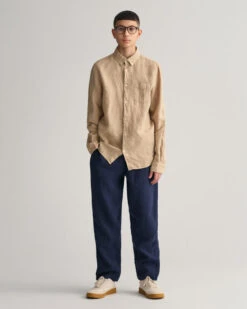 Teens Linen Shirt -Cheap Gant Store time 1675678235 202301 930471 277 look fv 1