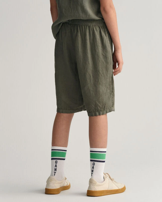 Teens Linen Shorts 3 Teens Linen Shorts - Image 2