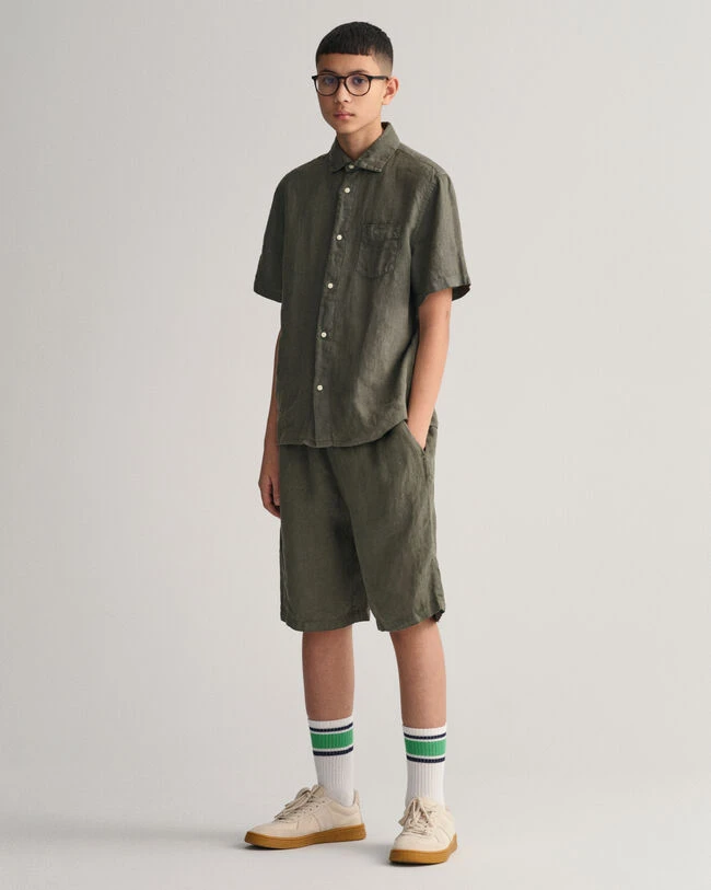 Teens Linen Shorts 8 Teens Linen Shorts - Image 7