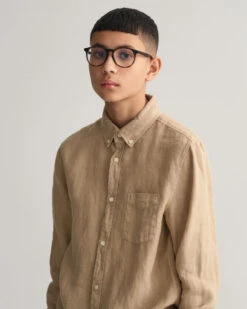 Teens Linen Shirt -Cheap Gant Store time 1675678263 202301 930471 277 crmodel fv 1