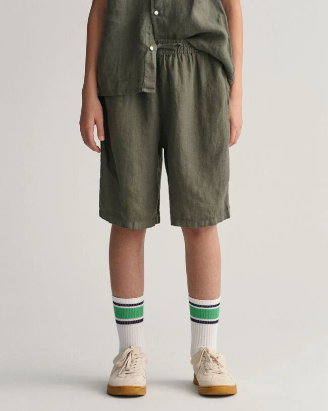 Teens Linen Shorts 7 Teens Linen Shorts - Image 6