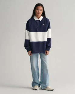 Teens Striped Heavy Rugger -Cheap Gant Store time 1676388606 202301 905704 409 look fv 1