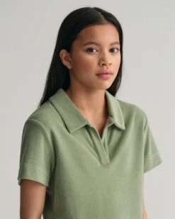 Teen Girls Terry Cloth Polo Shirt -Cheap Gant Store time 1676388612 202301 606927 362 crmodel fv 1