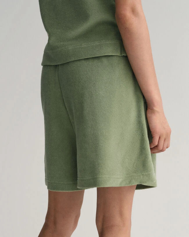 Teen Girls High-Waisted Terry Cloth Shorts 8 Teen Girls High-Waisted Terry Cloth Shorts - Image 6