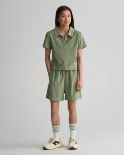 Teen Girls Terry Cloth Polo Shirt -Cheap Gant Store time 1676388628 202301 606927 362 look fv 1