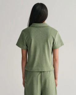 Teen Girls Terry Cloth Polo Shirt -Cheap Gant Store time 1676388631 202301 606927 362 model bv 1