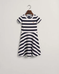 Girls Striped Spin Dress -Cheap Gant Store time 1678201255 202301 751121 433 flat fv 1