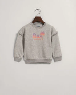 Girls GANT Palm Print Sweater