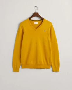 Classic Cotton V-Neck Sweater -Cheap Gant Store time 1678439444 202302 8030562 729 flat fv 1