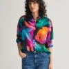 Relaxed Fit Floral Print Cotton Silk Shirt -Cheap Gant Store time 1678707608 202302 4300218 019 model fv 2