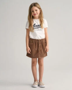 Girls Mini Corduroy Skirt