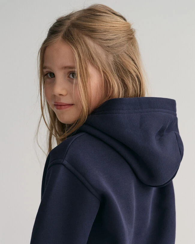 Girls GANT USA Cropped Hoodie 5 Girls GANT USA Cropped Hoodie - Image 3