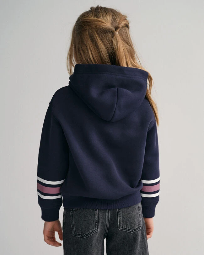 Girls GANT USA Cropped Hoodie 4 Girls GANT USA Cropped Hoodie - Image 2
