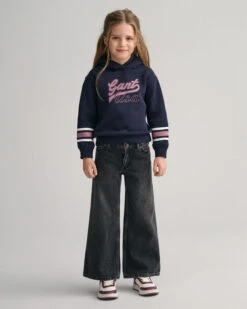 Girls Wide Leg Jeans