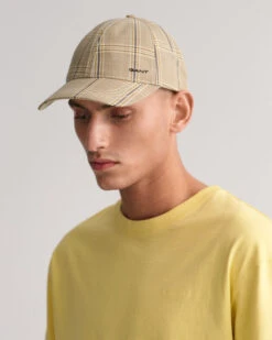 Wool Check Cap