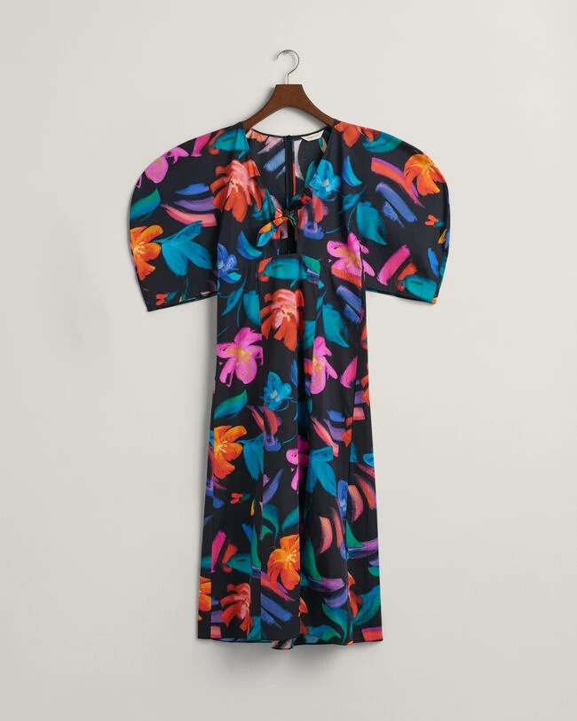Floral Print Volume Sleeve Dress 10 Floral Print Volume Sleeve Dress - Image 8