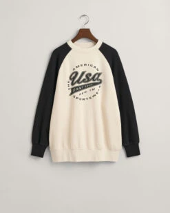 Oversized Logo Color Block Sweatshirt -Cheap Gant Store time 1679924129 202302 4200604 116 flat fv 1