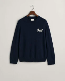 GANT Varsity Graphic Crew Neck Sweater -Cheap Gant Store time 1679924420 202302 8040164 433 flat fv 1