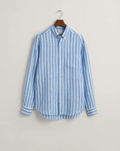 Regular Fit Wide Striped Linen Shirt 15 Regular Fit Wide Striped Linen Shirt -Cheap Gant Store time 1679924732 202302 3230136 471 flat fv 1