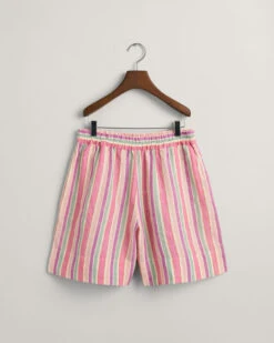 Multi Striped Pull-On Linen Shorts -Cheap Gant Store time 1679926224 202302 4020085 105 flat fv 1