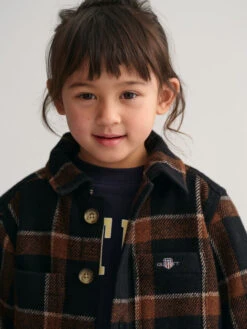 Kids Shield Checked Overshirt -Cheap Gant Store time 1679928028 202302 830425 005 crmodel fv 3