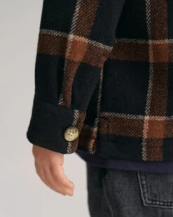 Kids Shield Checked Overshirt -Cheap Gant Store time 1679928056 202302 830425 005 crmodel fv 1