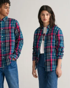 Teens Shield Shield Checked Shirt