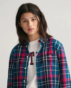 Teens Shield Shield Checked Shirt -Cheap Gant Store time 1679997372 202302 930472 415 crmodel fv 1