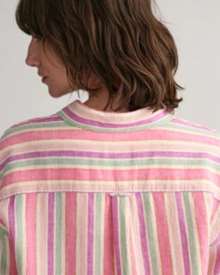 Multi Striped Linen Shirt Dress -Cheap Gant Store time 1680000307 202302 4503270 105 crmodel fv 2