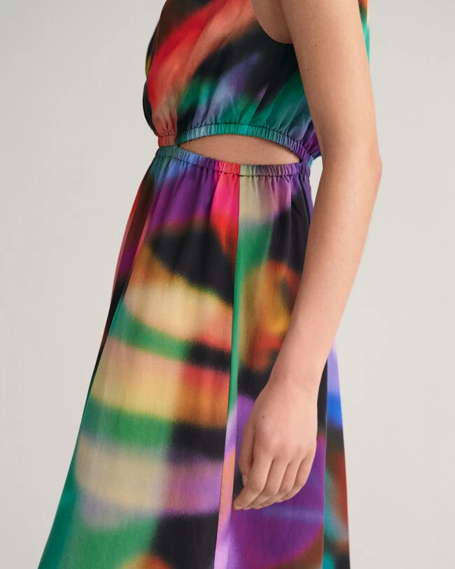 Floral Print Sleeveless Dress 5 Floral Print Sleeveless Dress - Image 3