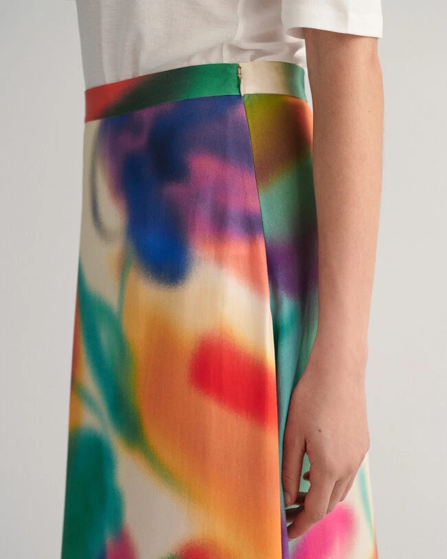 Floral Print Skirt 5 Floral Print Skirt - Image 3