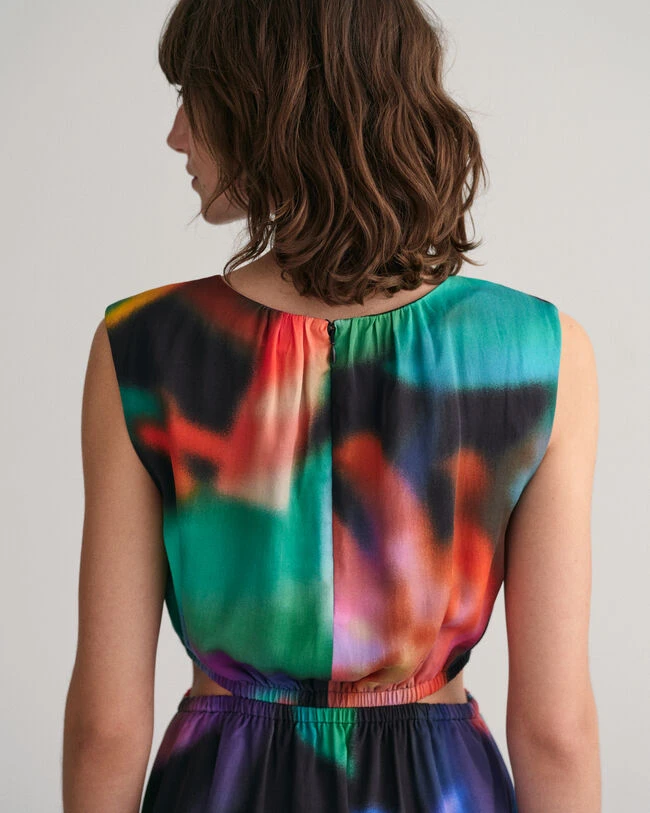 Floral Print Sleeveless Dress 6 Floral Print Sleeveless Dress - Image 4