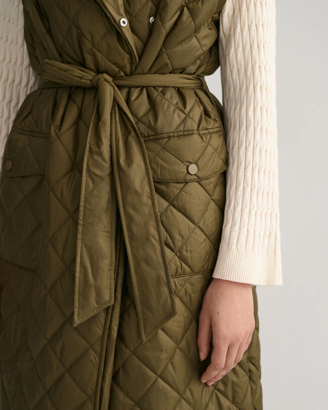 Long Quilted Vest 6 Long Quilted Vest - Image 4