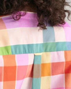 Multi Checked Cotton Silk Popover Blouse -Cheap Gant Store time 1680011706 202302 4300220 105 crmodel fv 4