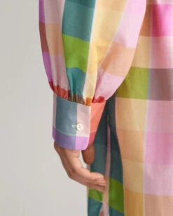 Multi Checked Cotton Silk Dress -Cheap Gant Store time 1680012018 202302 4503265 105 crmodel fv 2