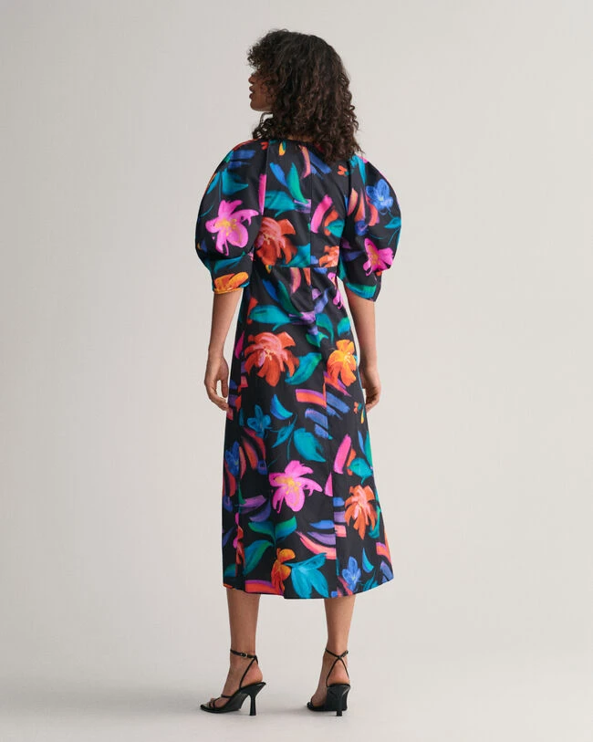 Floral Print Volume Sleeve Dress 4 Floral Print Volume Sleeve Dress - Image 2