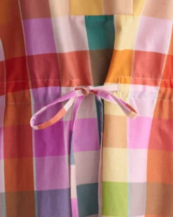 Multi Checked Cotton Silk Dress -Cheap Gant Store time 1680012031 202302 4503265 105 crmodel fv 4