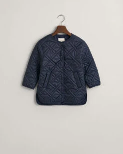 Girls Monogram Quilted Liner Jacket