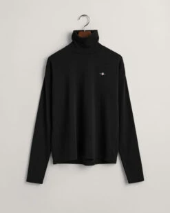 Teens Shield Turtleneck Long Sleeve Top -Cheap Gant Store time 1680168643 202302 905230 005 flat fv 1