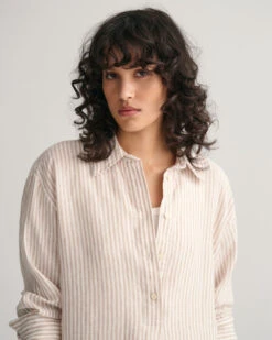 Striped Linen Shirt Dress -Cheap Gant Store time 1680177080 202302 4503292 209 crmodel fv 3