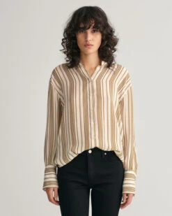 Relaxed Fit Striped Shirt
